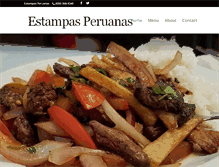 Tablet Screenshot of estampasperuanas.net