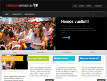 Tablet Screenshot of estampasperuanas.org
